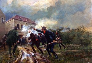 The Siege art by Harry Bishop