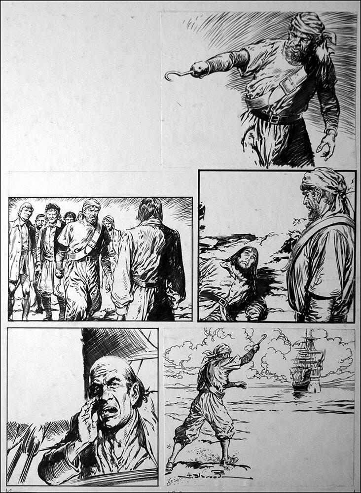Black Bartlemy's Treasure - Hook (TWO pages) art by Jesus Blasco