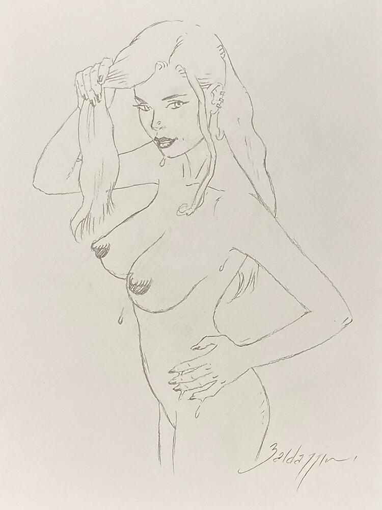 The Pin-Up art by Roberto Baldazzini
