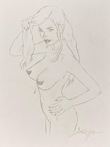The Pin-Up art by Roberto Baldazzini