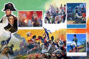 Wellington vs. Napoleon art by Severino Baraldi