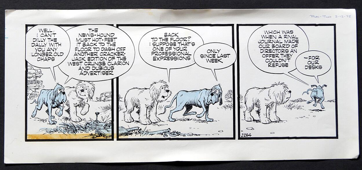 The Perishers: Dilly The Dally art by Dennis Collins
