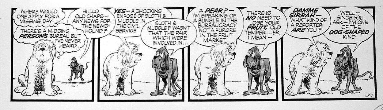 The Perishers daily strip L47 art by Dennis Collins and Maurice Dodd