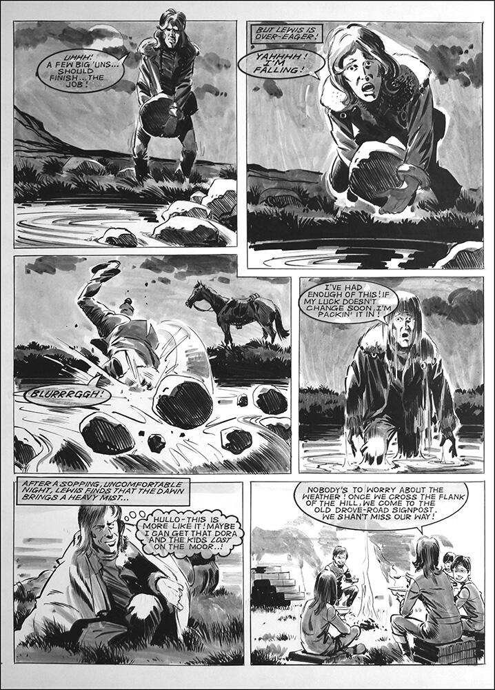 4th page of story art by John Cooper