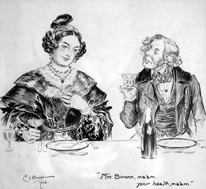 Your Health Ma'am art by Charles Edmund Brock