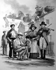 Cecil Sharp Discovering English Folk Music art by Ralph Bruce