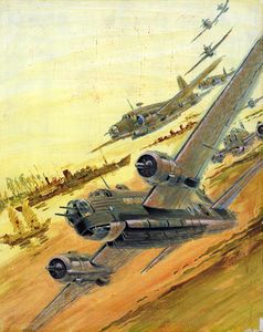 Battle Picture Library cover #514  'No-Hope Island' art by Graham Coton