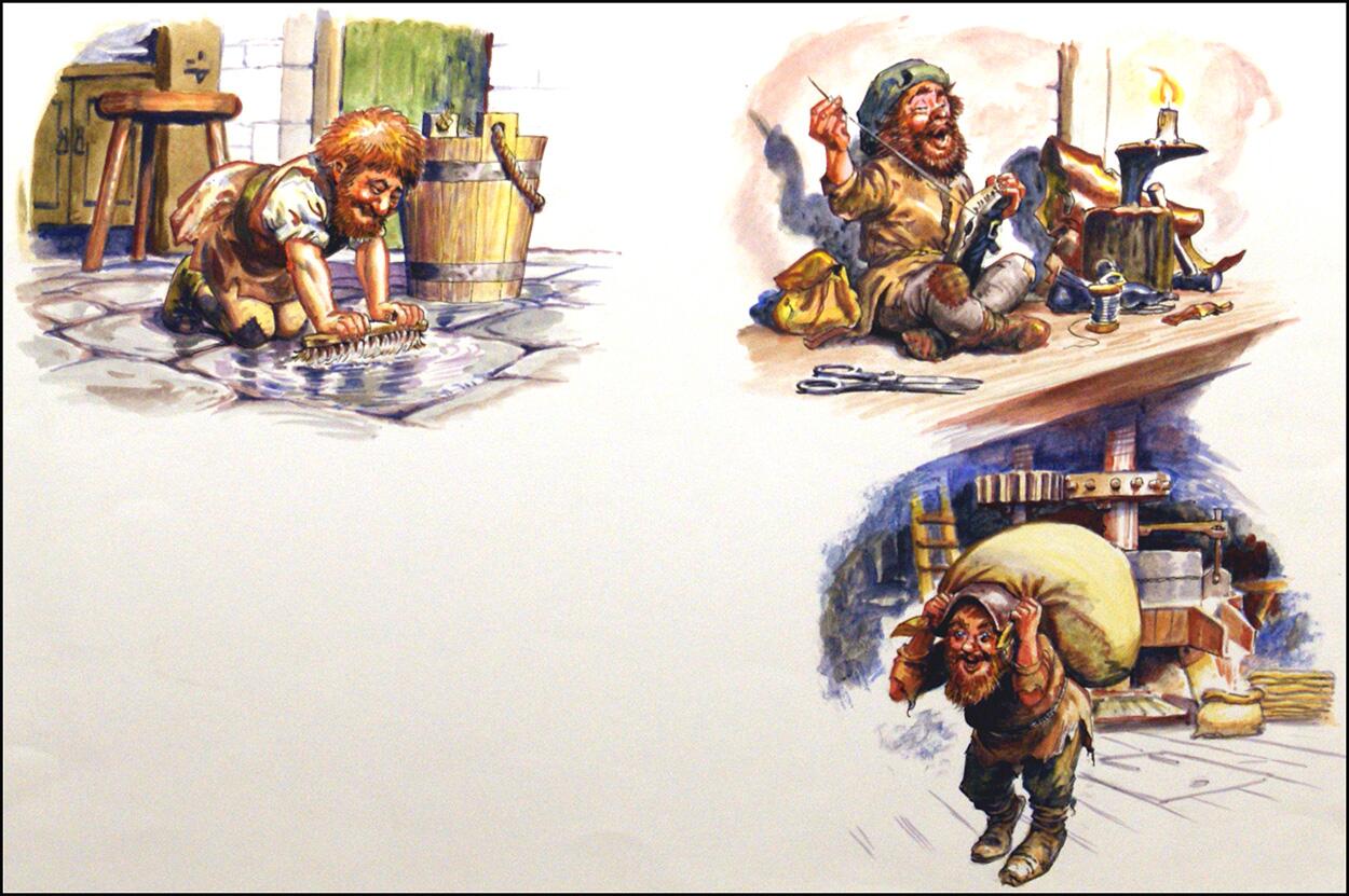 Three Uses for a Gnome art by Geoff Campion