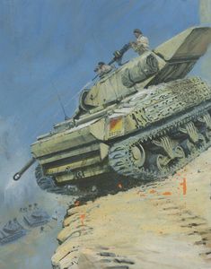 War Picture Library cover #566  'Mountain Warfare' art by Graham Coton