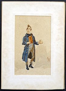 Dickensians: Bob Sawyer from 'The Pickwick Papers' art by Joseph Clayton Clarke (Kyd)