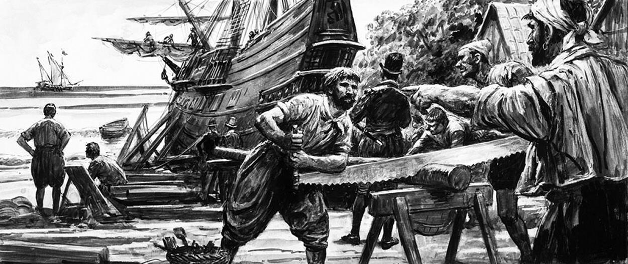 The Colony that Vanished 2 art by Cecil Doughty