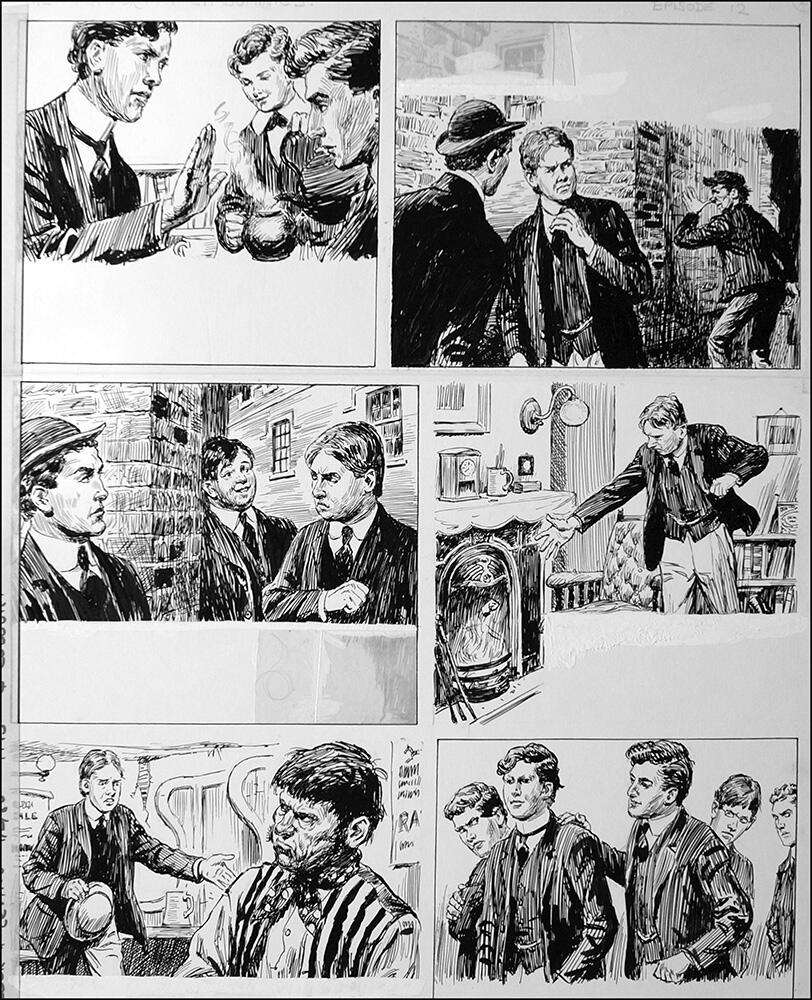 2nd page of episode art by Cecil Doughty