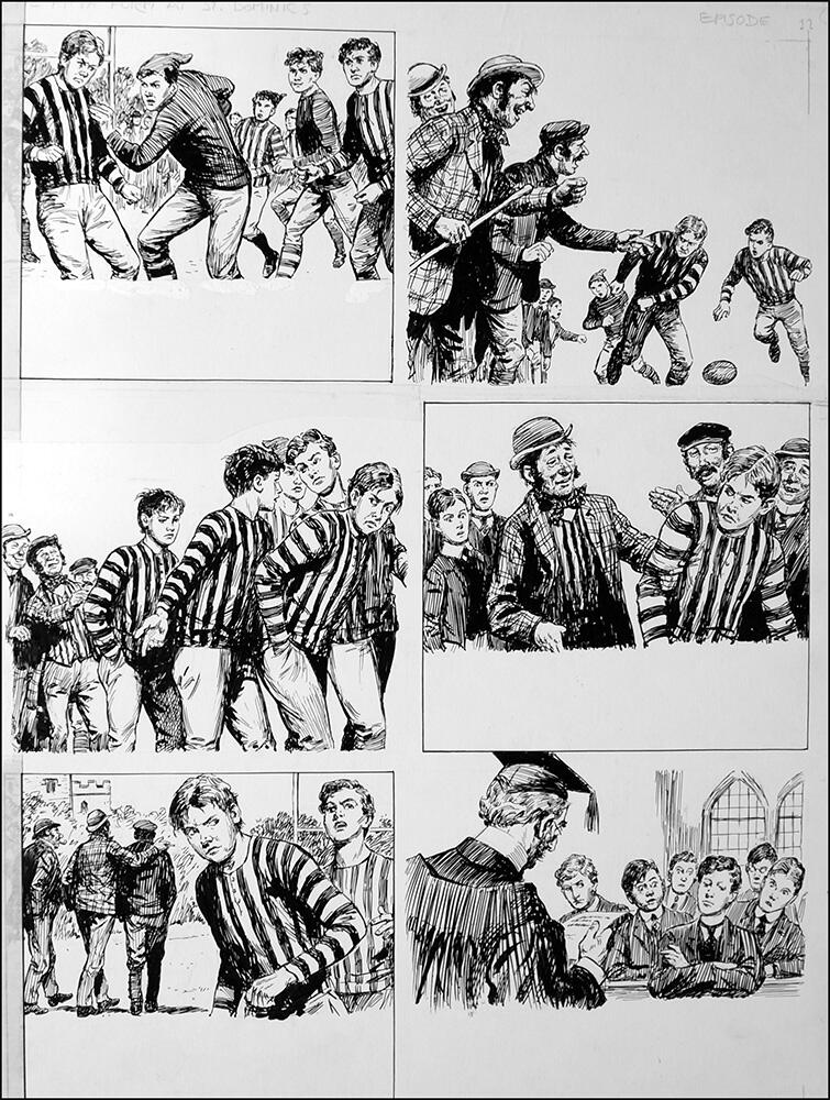 2nd page of episode art by Cecil Doughty