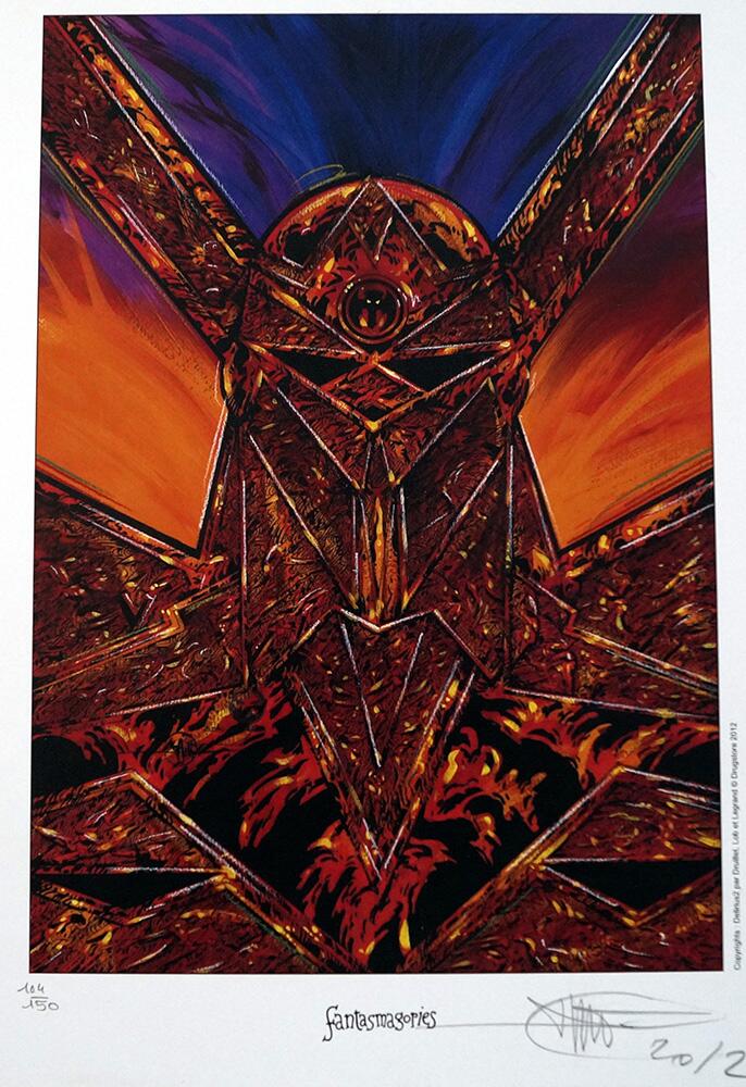Delirius 2 art by Philippe Druillet