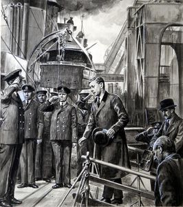 Final Act of Abdication art by Neville Dear