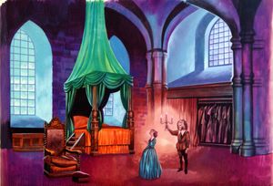 Beauty and the Beast - The Four-Poster art by Ron Embleton