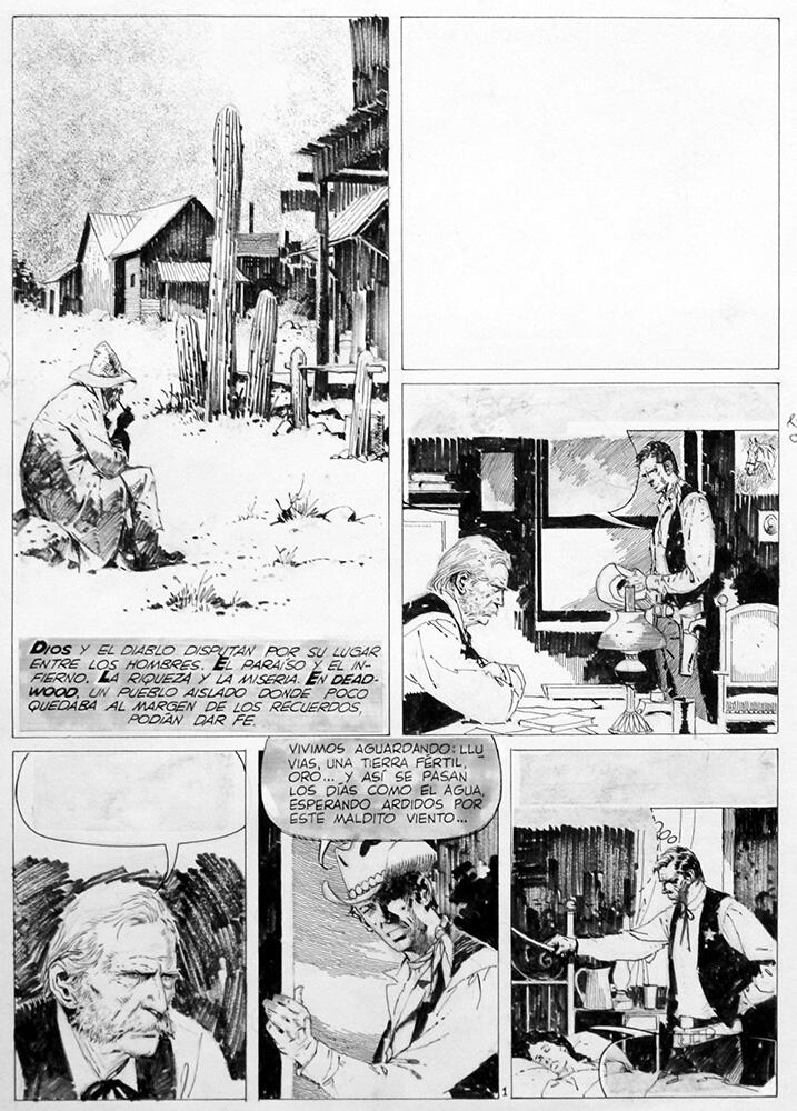 PAGE 1 art by Arturo del Castillo