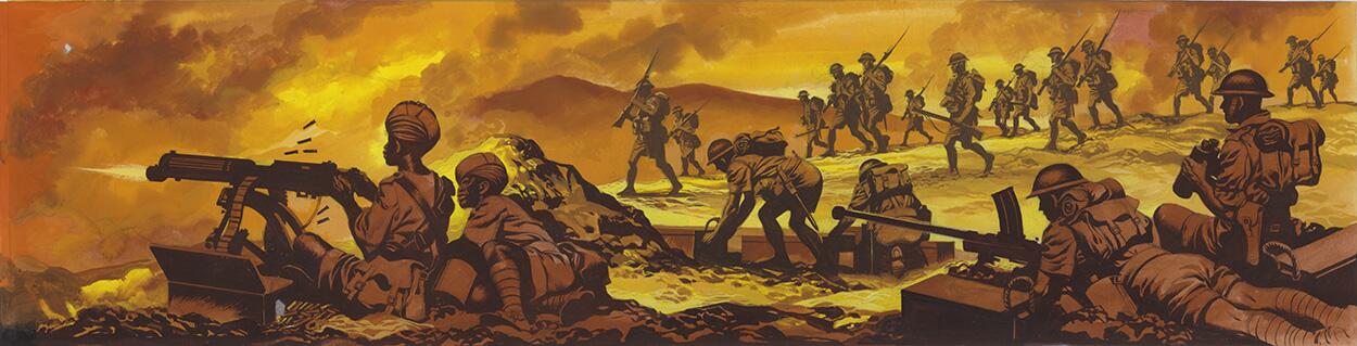 Advance to Khyber Pass art by Ron Embleton