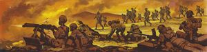 Advance to Khyber Pass art by Ron Embleton