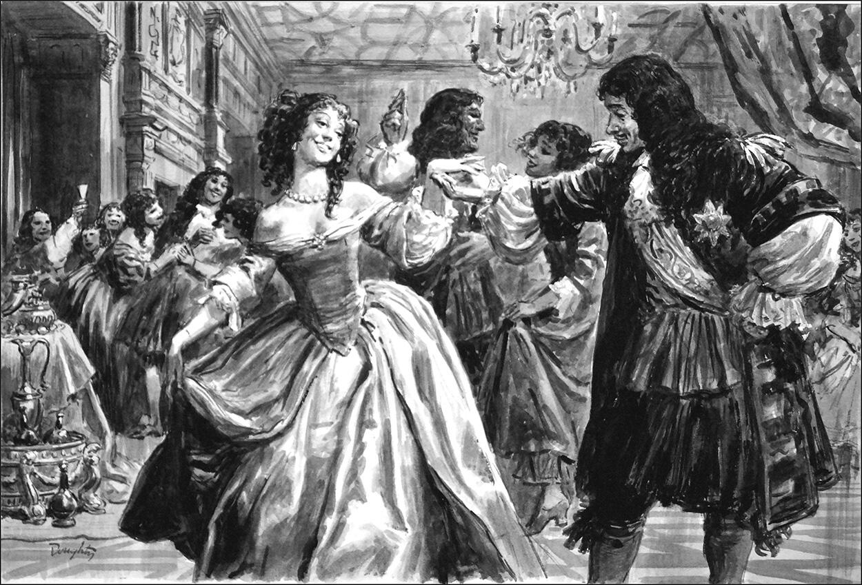Charles II - The Merry Monarch? art by Cecil Doughty