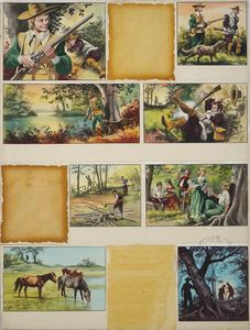 The Children of the New Forest - Page 12 art by Ron Embleton