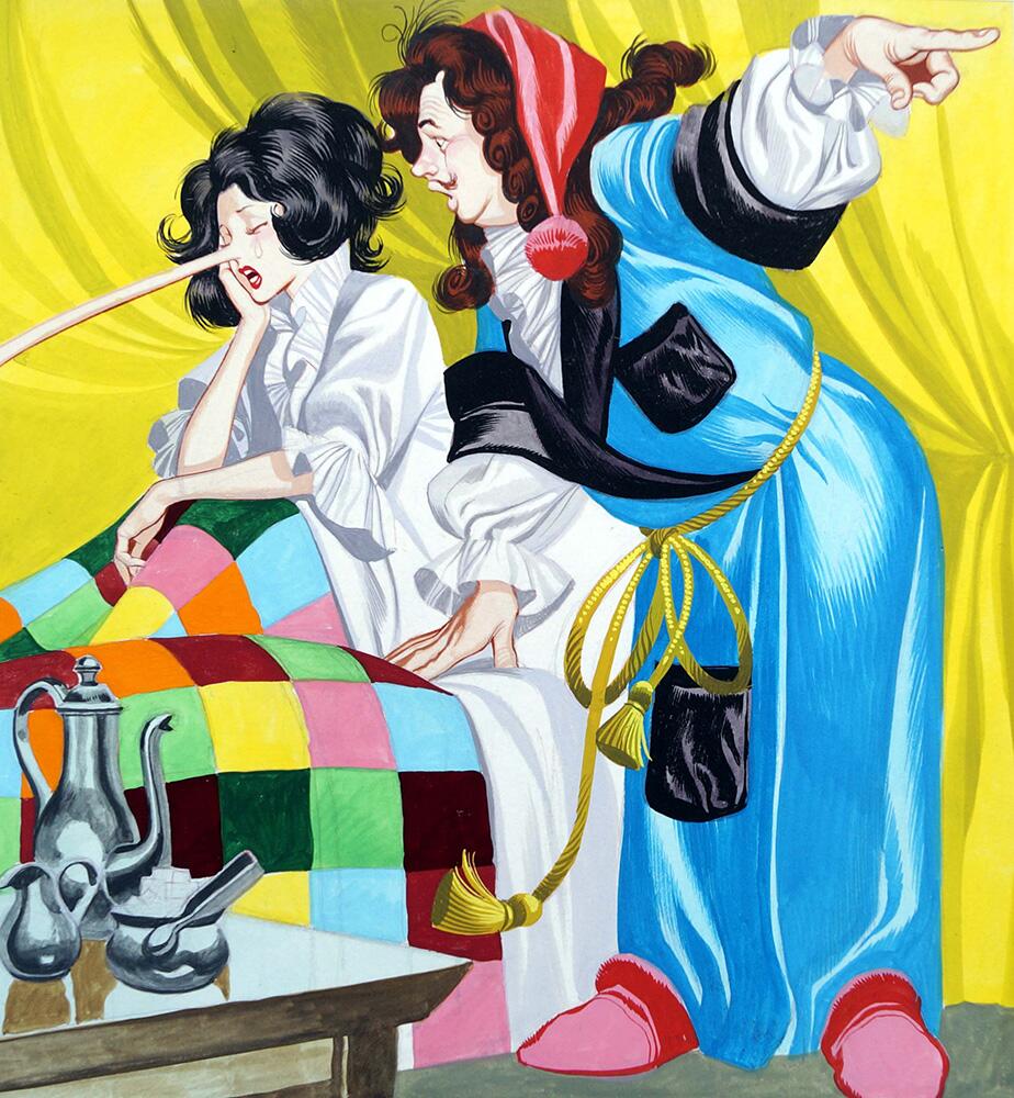 Three Soldiers: Weeping Nose art by Ron Embleton