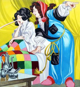 Three Soldiers: Weeping Nose art by Ron Embleton