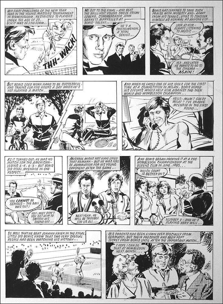 2nd page of episode art by Phil Gascoine