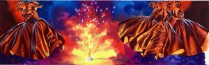The Magic Rose Explodes at the Evil Wish art by Ron Embleton