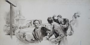 Anger at The Roadside art by Giorgio De Gaspari