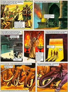 The Trigan Empire: Look and Learn issue 680(b) art by Ron Embleton