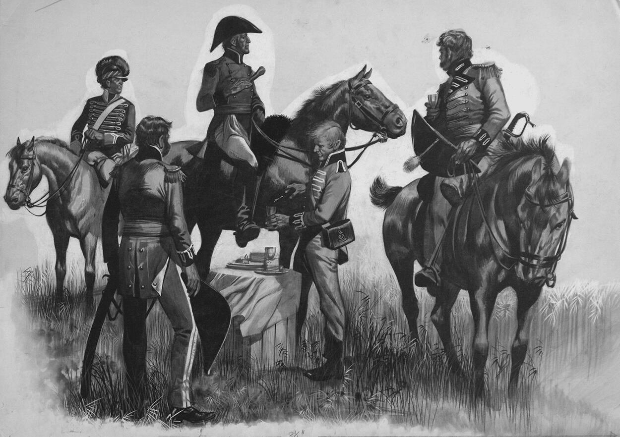 The Iron Duke of Salamanca art by Ron Embleton