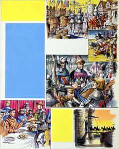 The Age of Chivalry: Off to War! art by Dan Escott