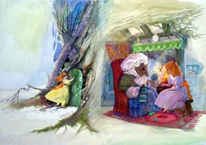 Thumbelina - Winter Is Coming art by Gwen Green