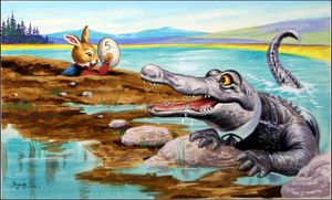 The Great Easter Egg Hunt art by Henry Fox