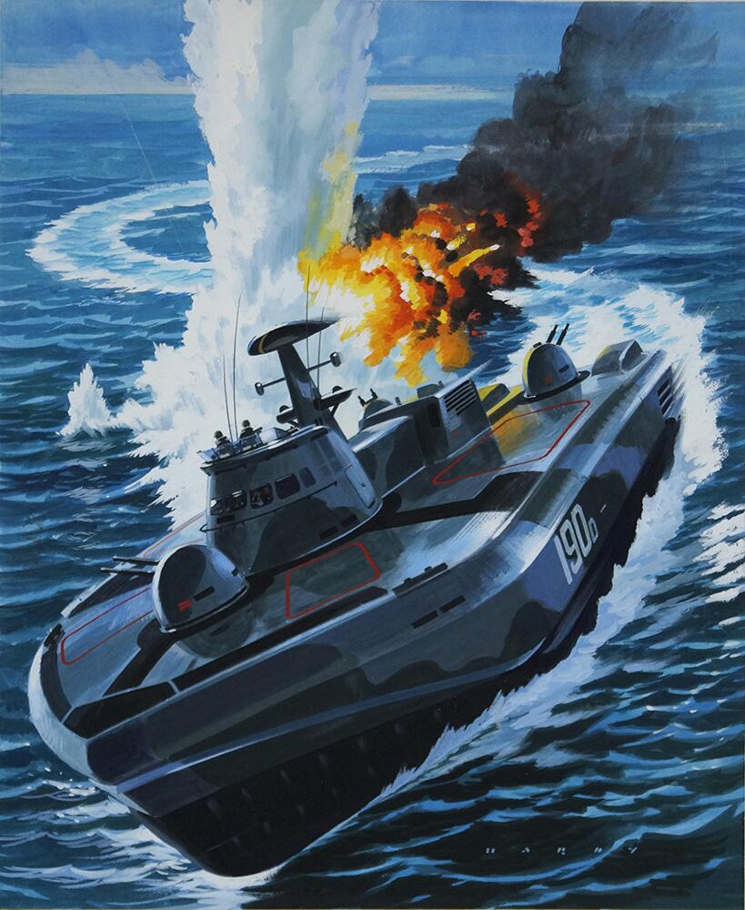 100mph Super Ships art by Wilf Hardy