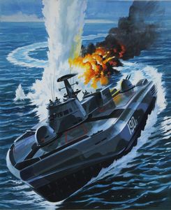 100mph Super Ships art by Wilf Hardy