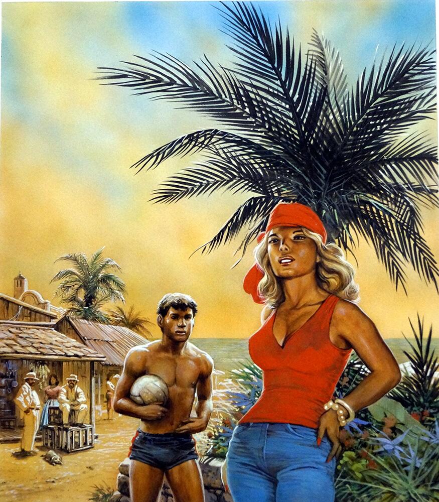 Tieta by Jorge Amado book cover art by Oliver Frey