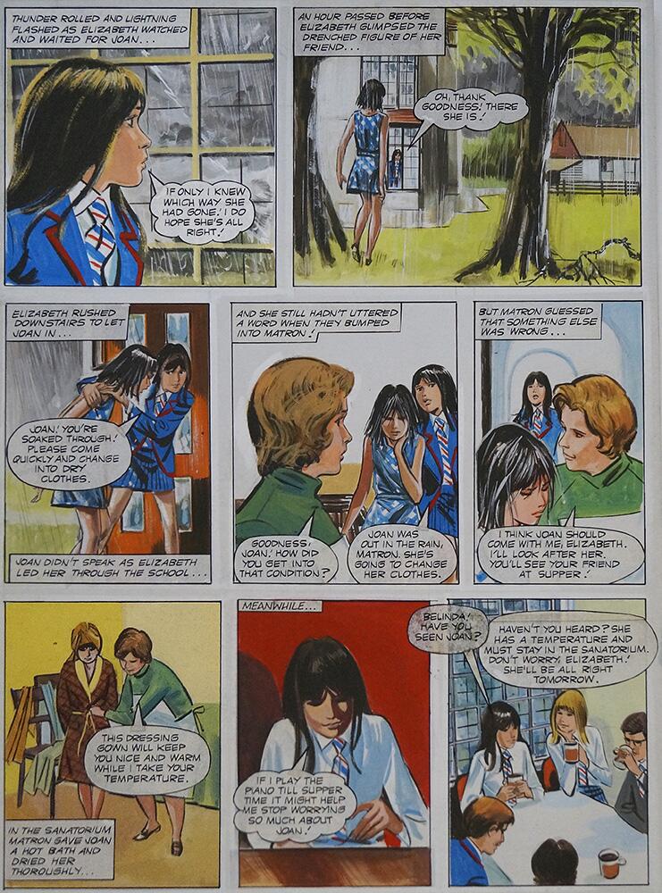 Page 2 of 3 page episode art by Tony Higham
