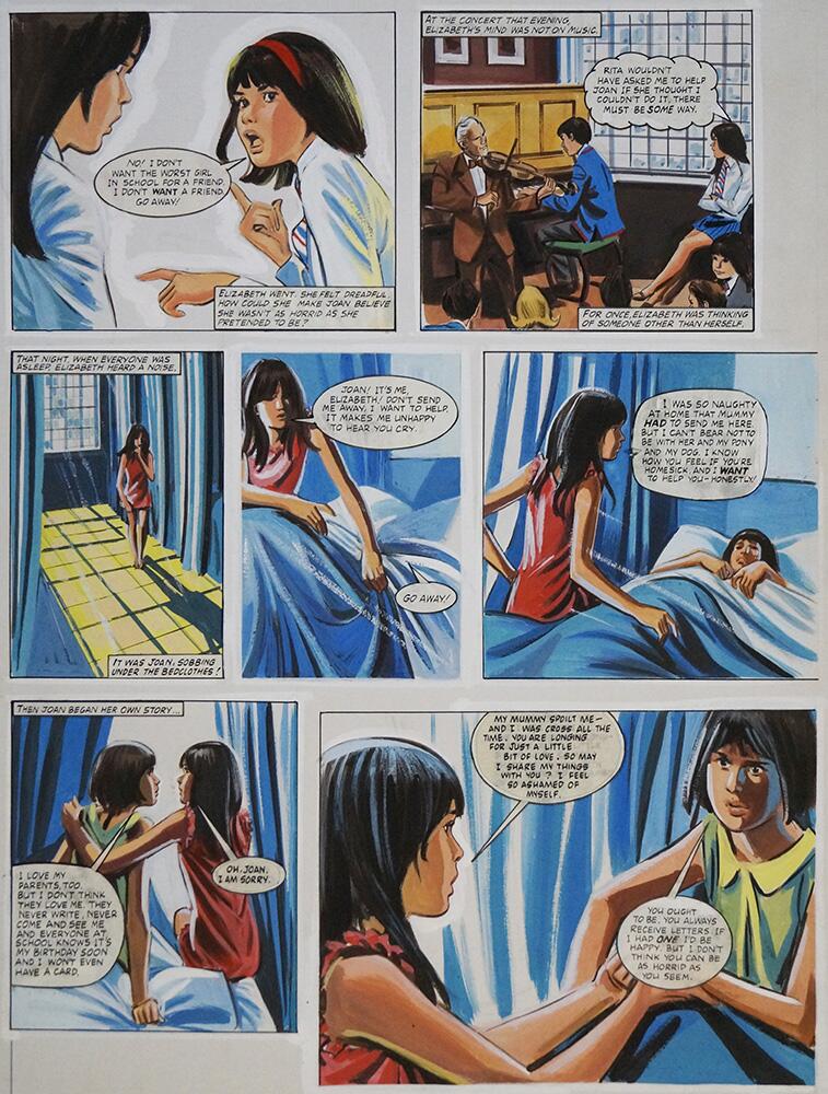 Page 2 of 3 page episode art by Tony Higham