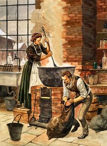 Marie Curie art by Peter Jackson