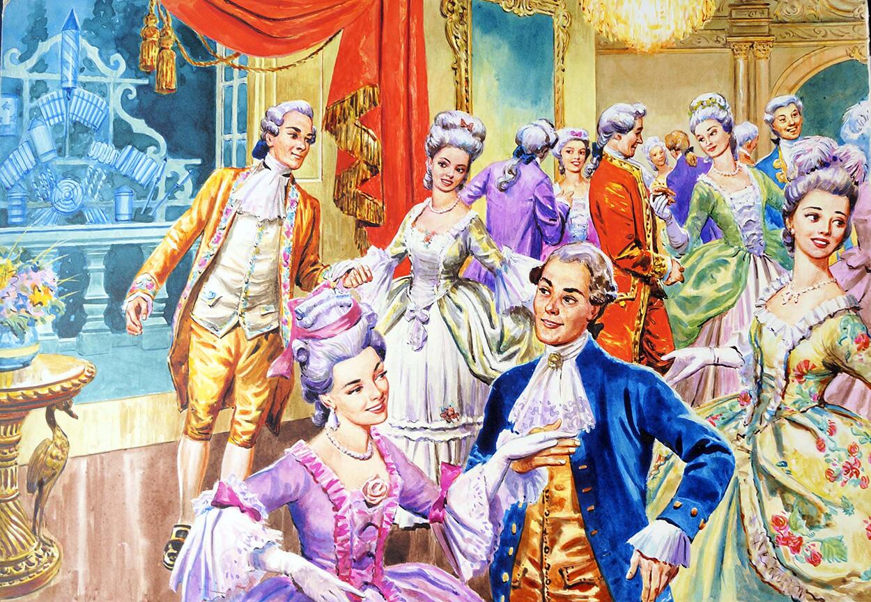 Princess Tina - Georgian Ball art by Mike Hubbard
