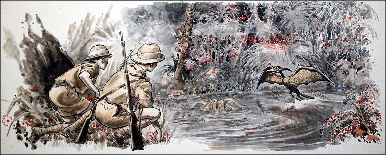 Pals - Adventure in a Prehistoric World - The Lake art by Mike Hubbard