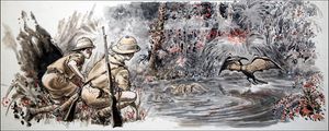 Pals - Adventure in a Prehistoric World - The Lake art by Mike Hubbard