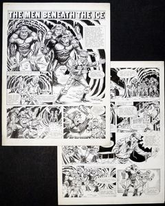 The Men Beneath The Ice (2 pages) art by Hudson