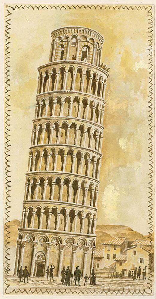 The Leaning Tower of Pisa art by Peter Jackson