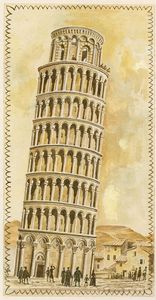 The Leaning Tower of Pisa art by Peter Jackson