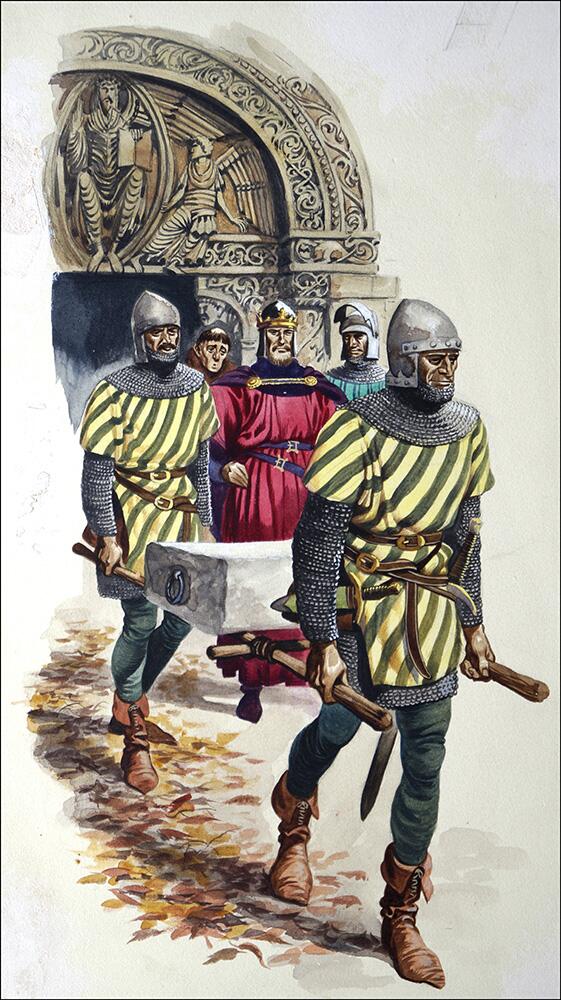 The Stone of Scone art by Peter Jackson