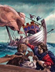 The Sad Story of the White Ship art by Peter Jackson