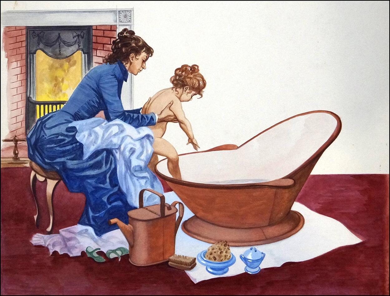 Bath Time art by Peter Jackson